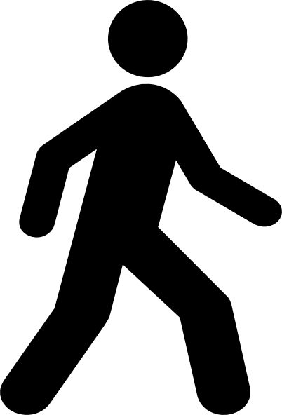 walking clip art