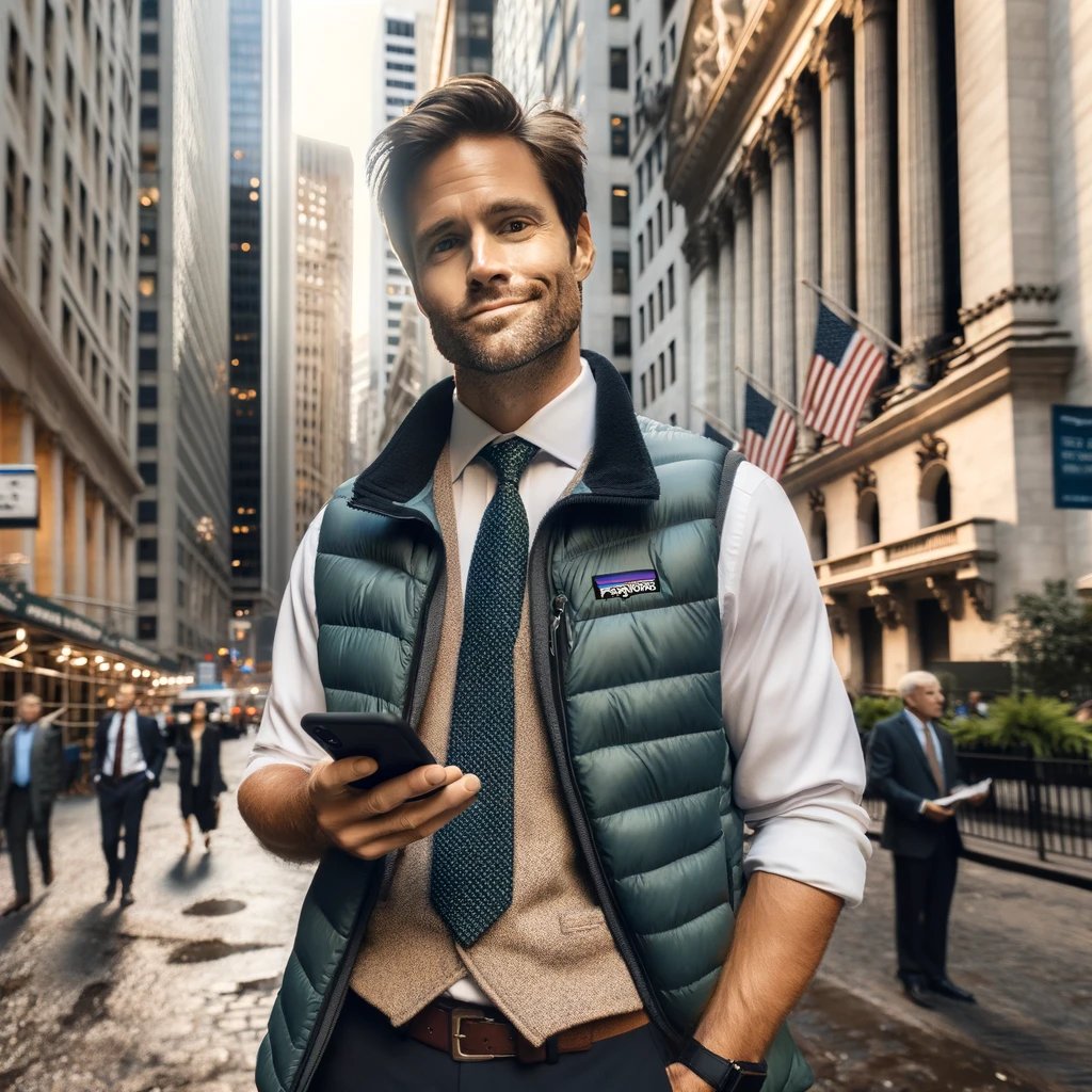 wall street patagonia vest