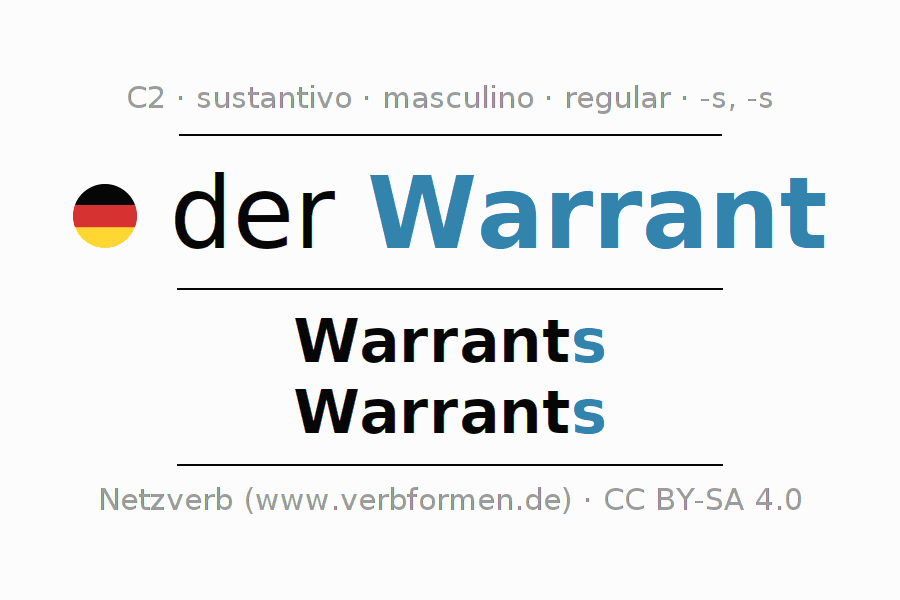 warrants traducción