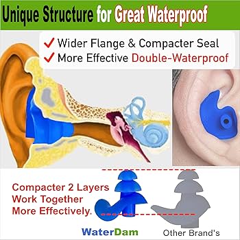 waterdam swimming ear plugs