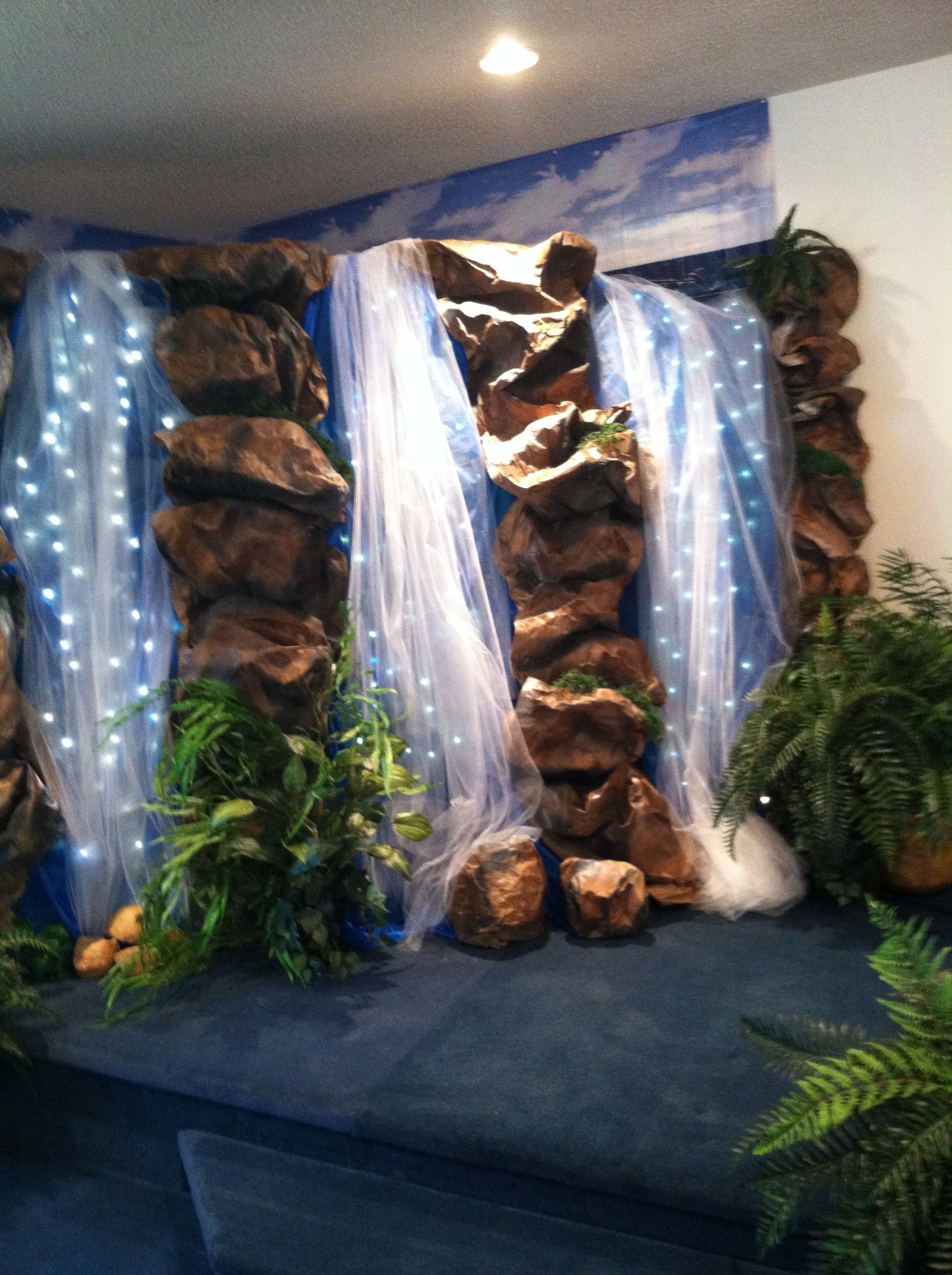 waterfall decoration