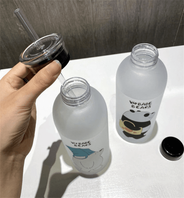 we bare bears water bottle