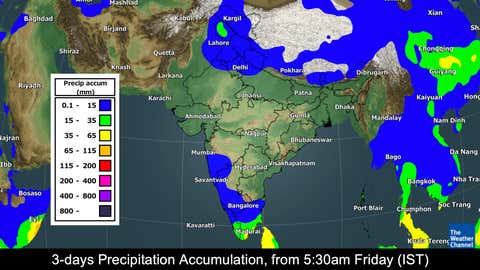 weather forecast for 10 days in delhi