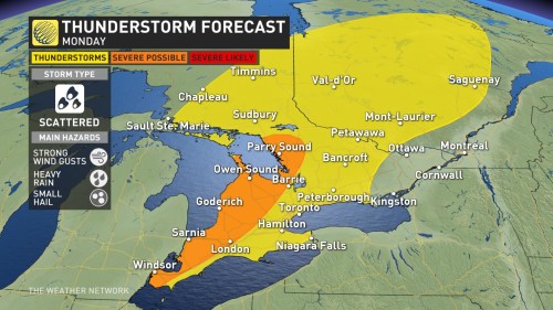 weather network woodstock ontario hourly