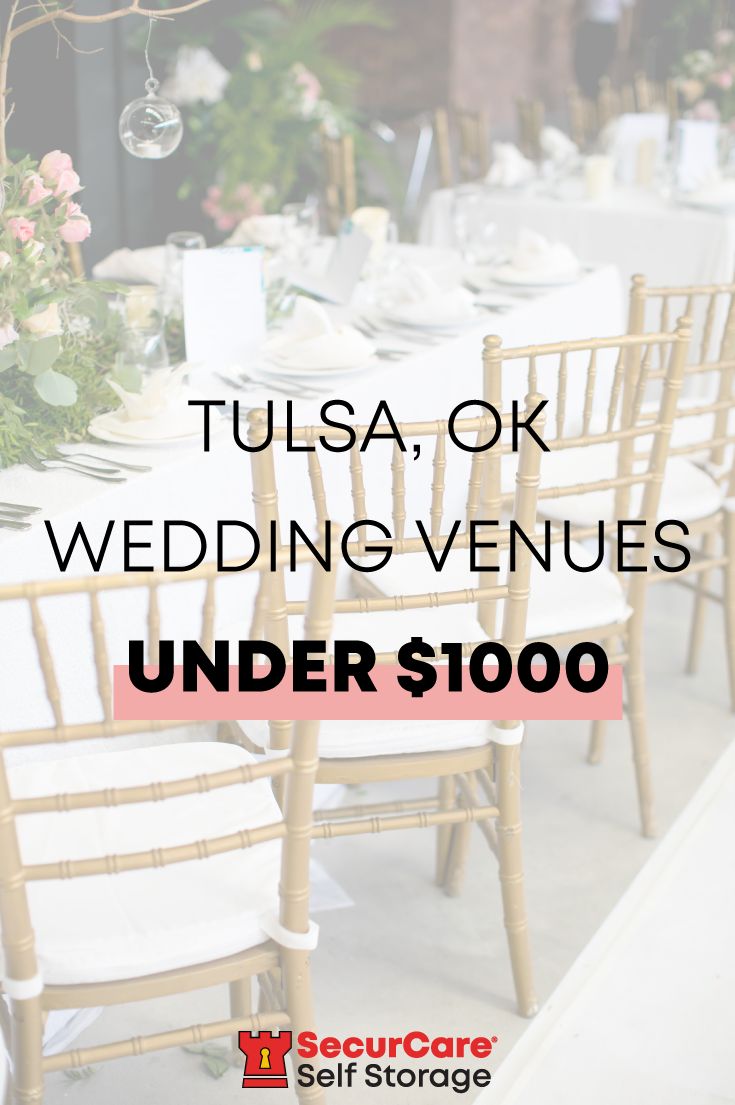 wedding venues in oklahoma under $1000