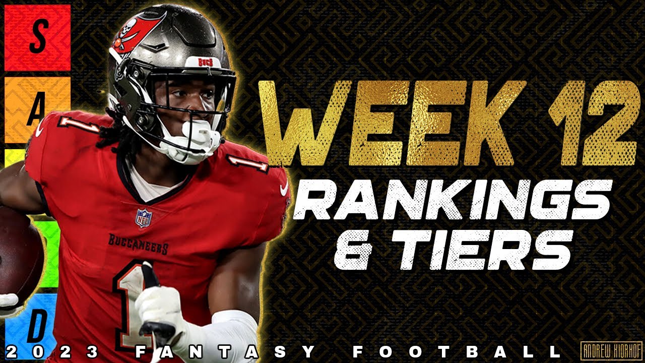 week 12 fantasy rankings