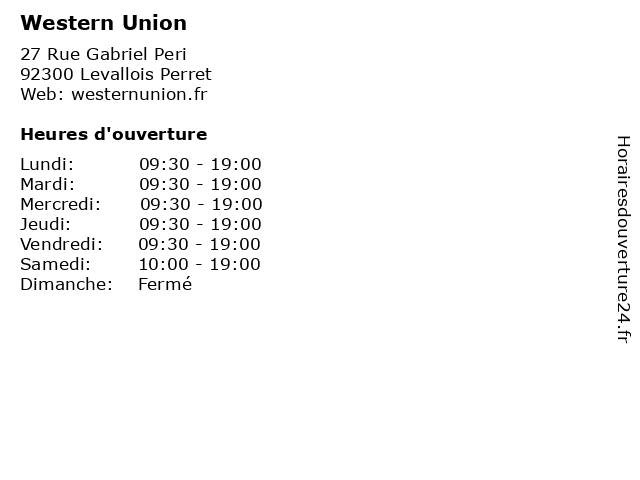 western union levallois perret