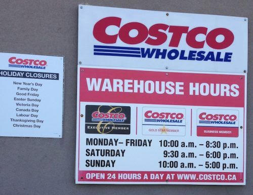 what are costco hours today