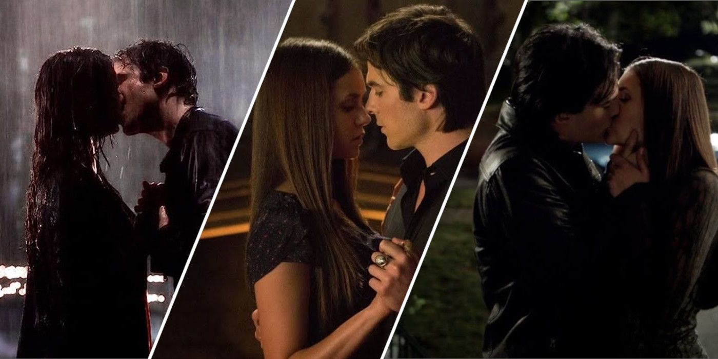 what episode does elena and damon get together