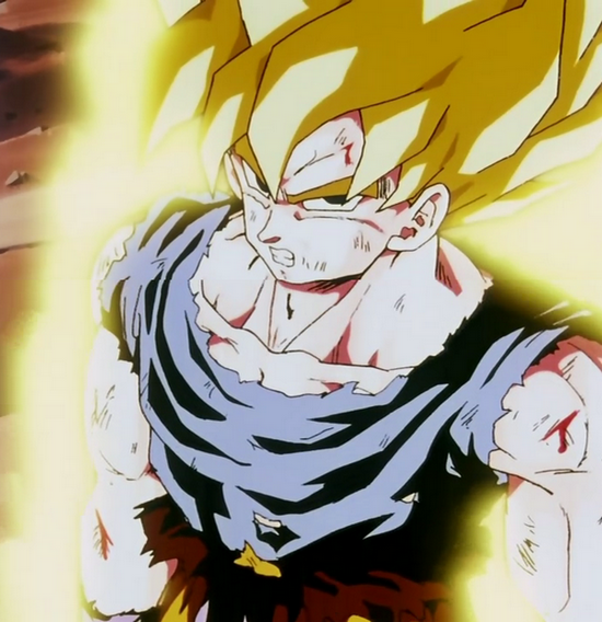 what episode does goku turn super saiyan