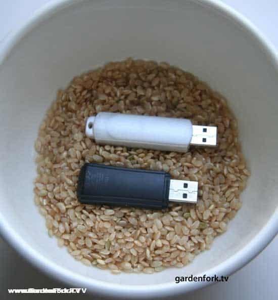 what happens if a usb drive gets wet