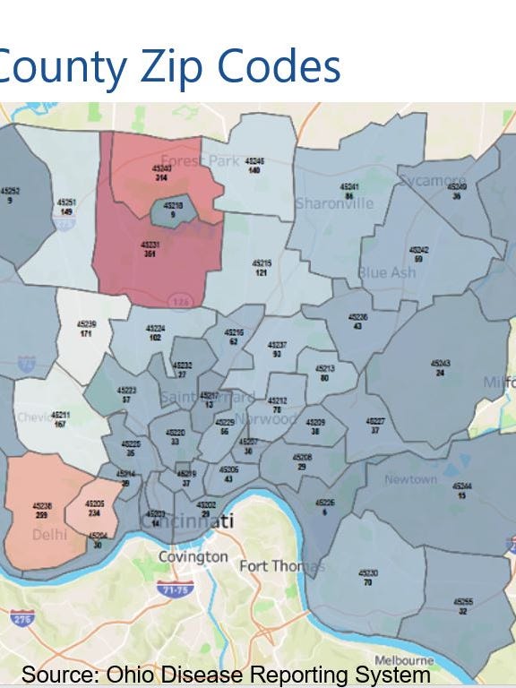 what is cincinnatis zip code