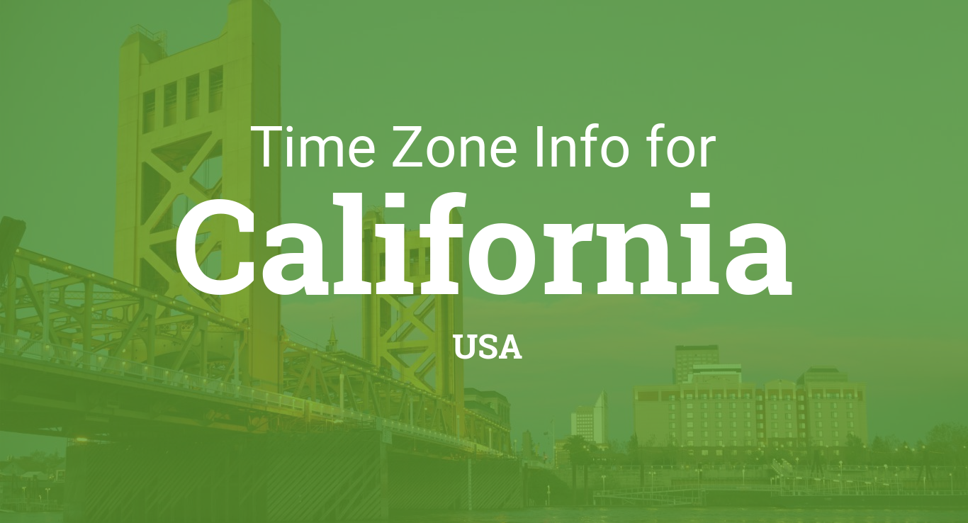 what is the time zone in ca