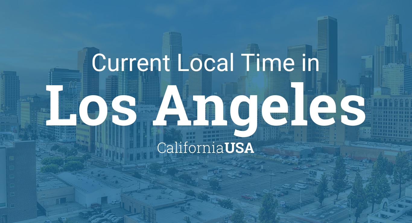 what time zone is los angeles ca