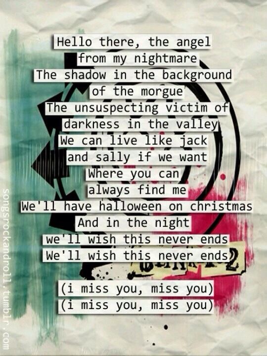 where are you blink 182 lyrics