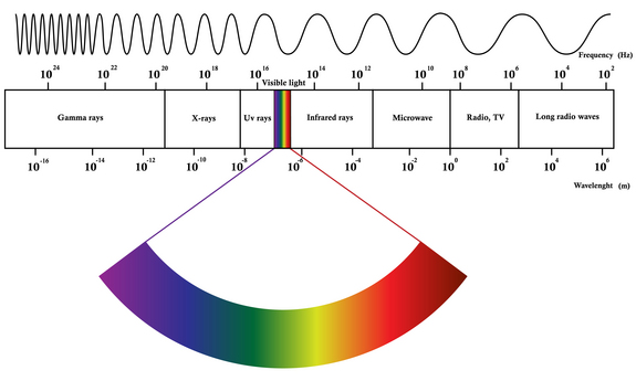 which of the following has the shortest wavelength