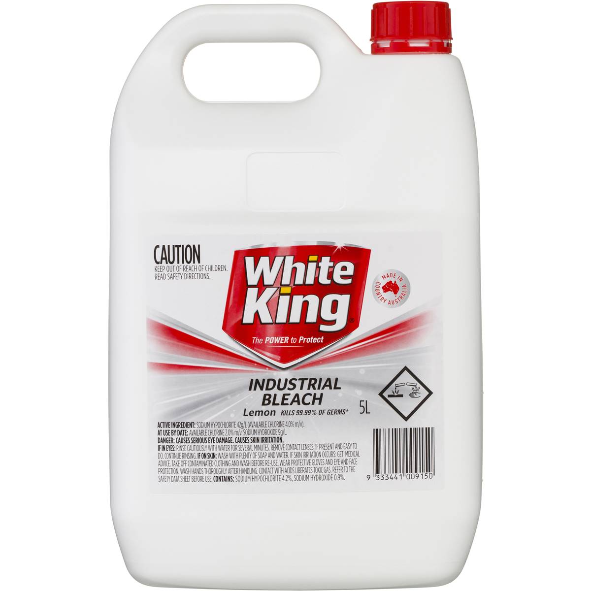 white king bleach sds