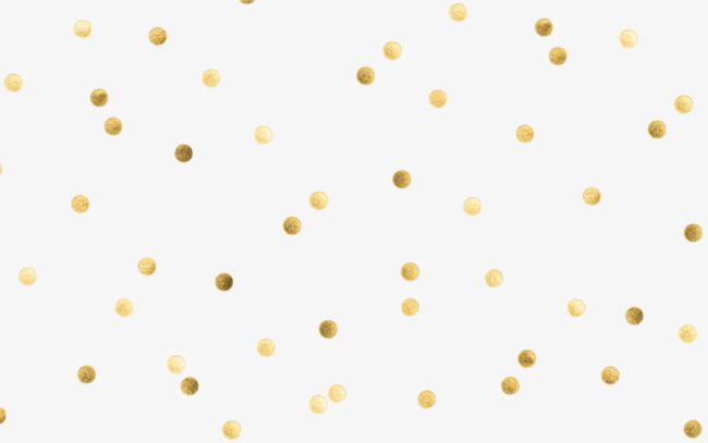 white wallpaper with gold polka dots