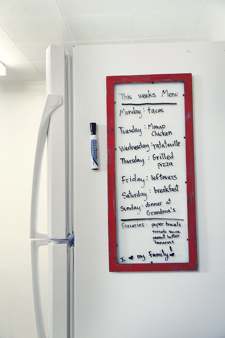 whiteboard for fridge