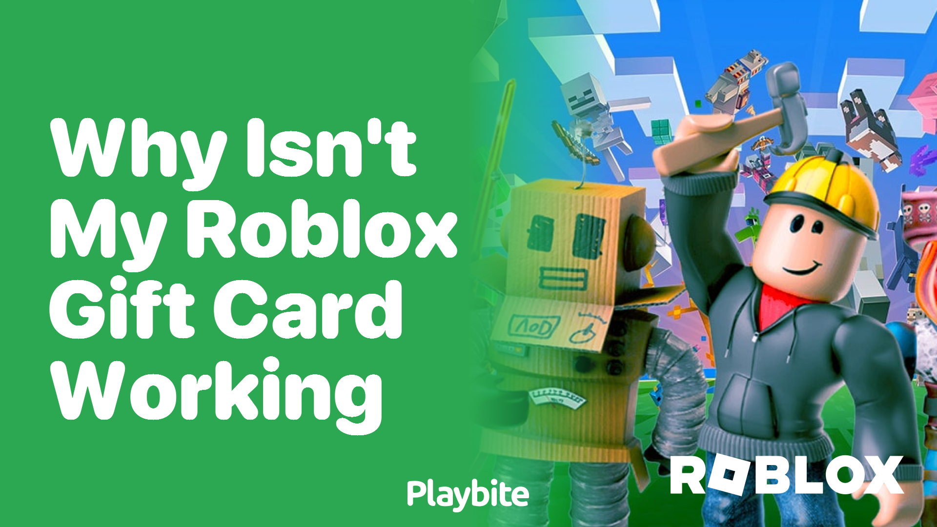 why my roblox gift card not working