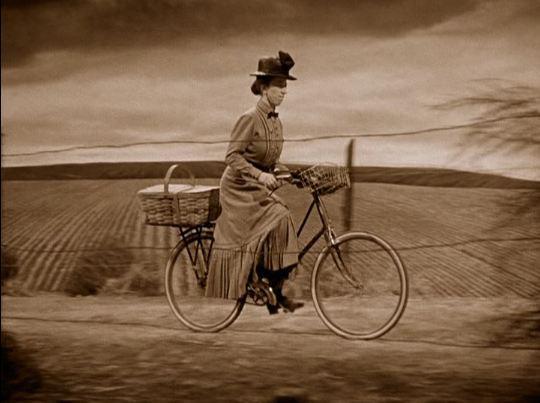 wicked witch of the west on a bike