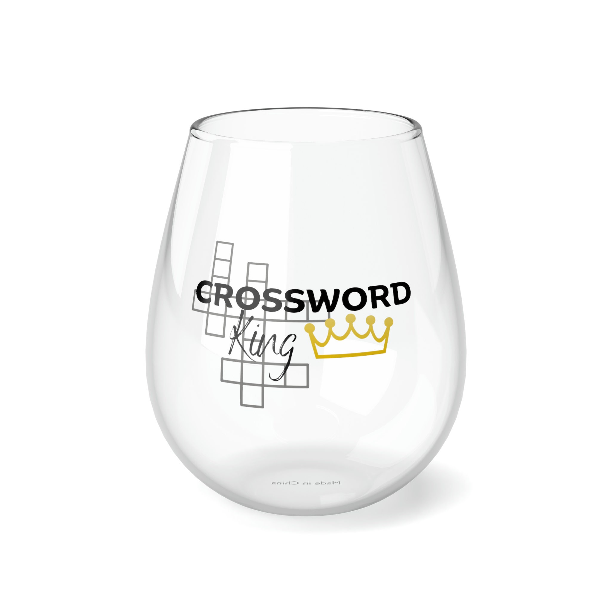 wineglass crossword clue