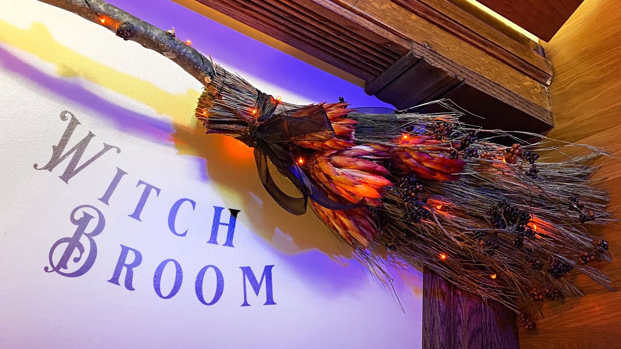 witch broom decorating ideas