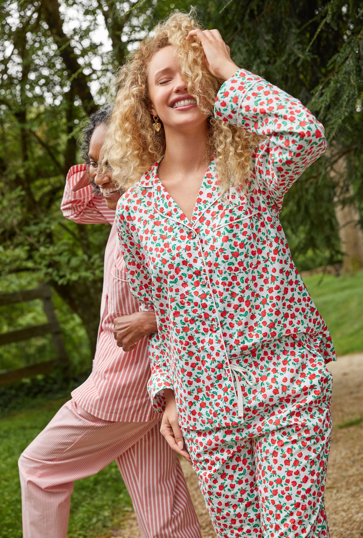 womens cotton poplin pajamas