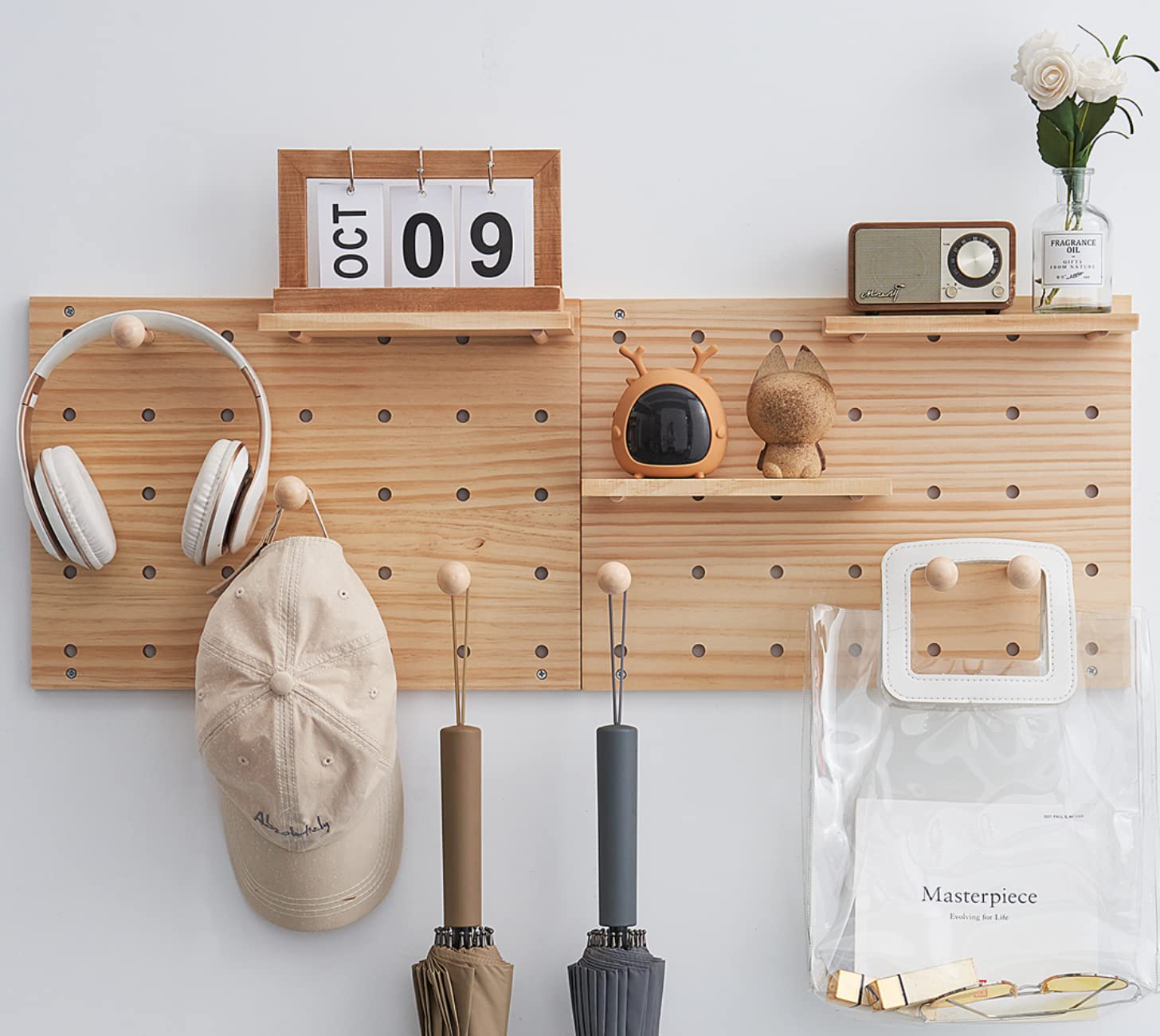 wood pegboard