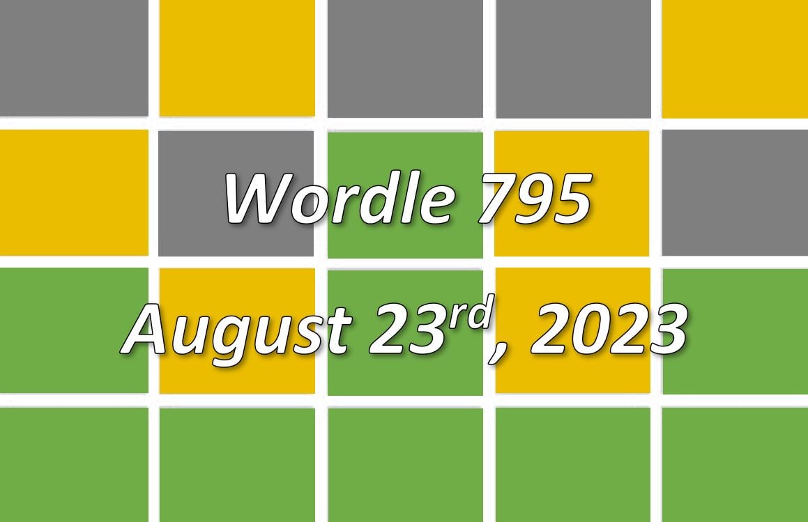 wordle clue 23 august 2023