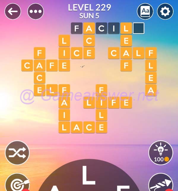 wordscapes puzzle 229