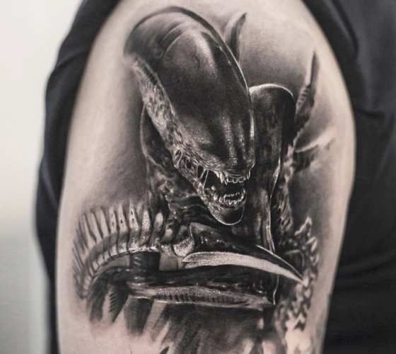 xenomorph tattoos